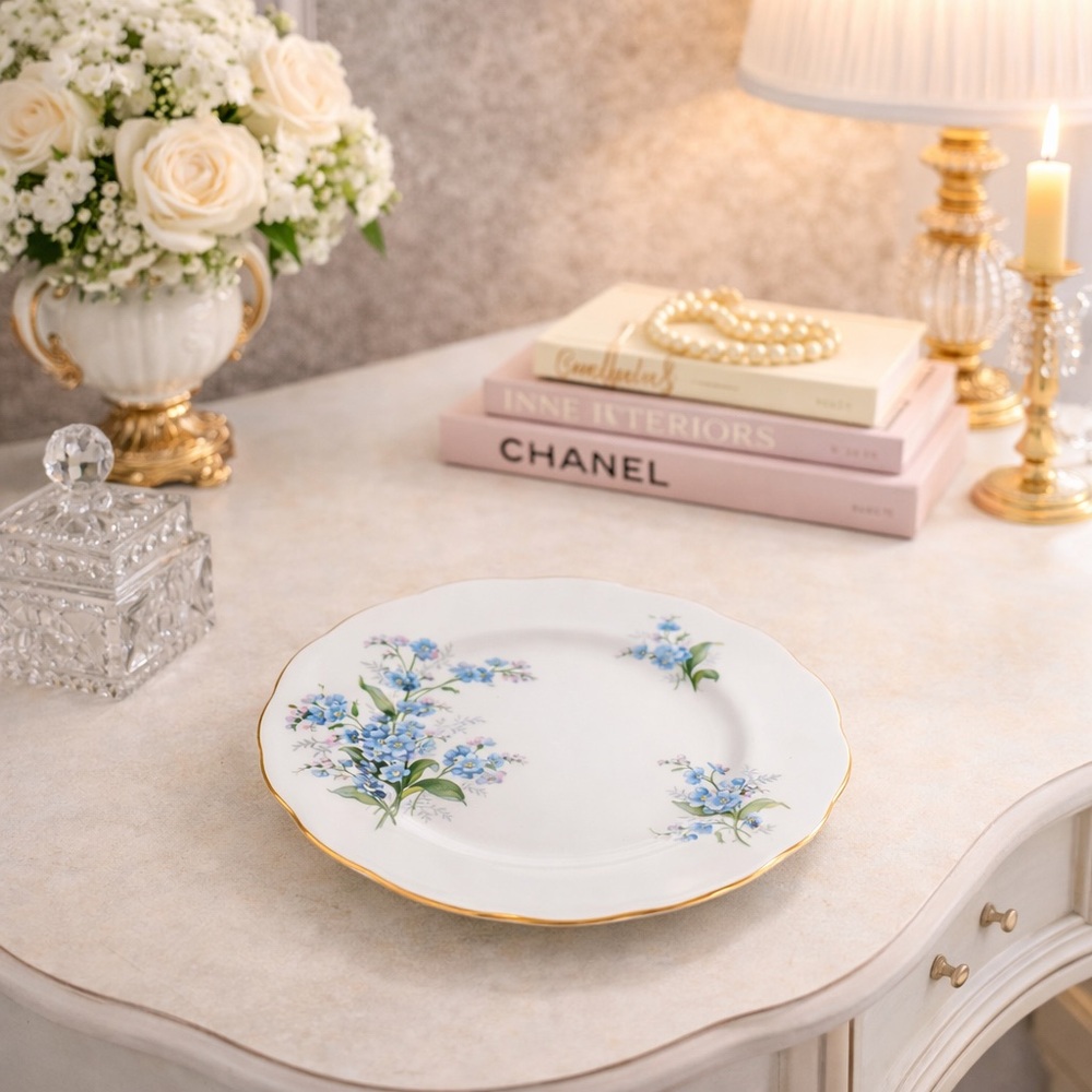 Royal Albert “Forget-Me-Not” Side Plate | Vintage Bone China England